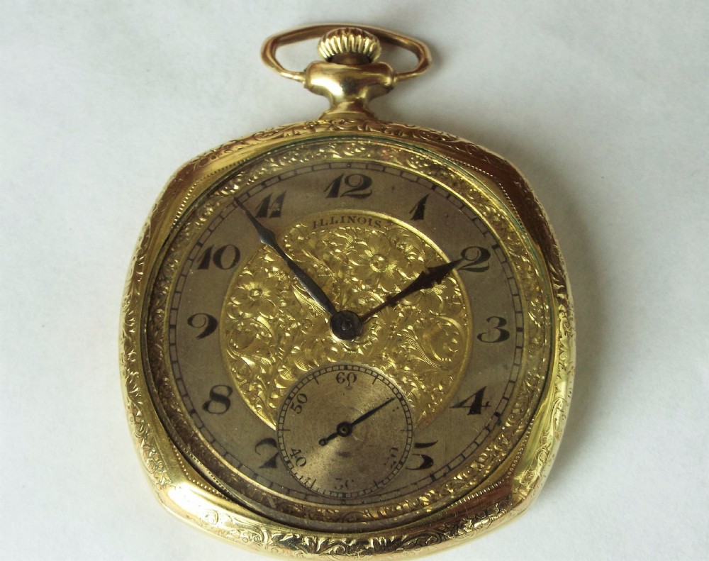 1920 Elite pocket watch from the Illinois Watch Co View II