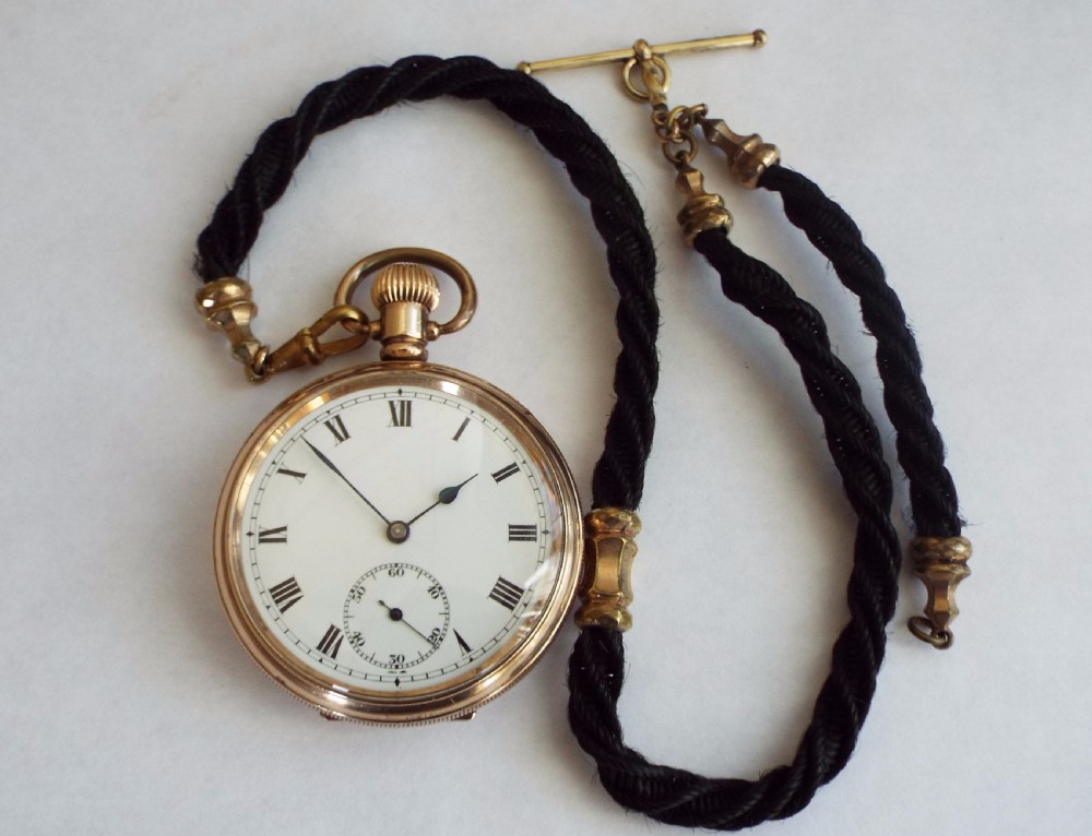 1930s Satisfaction watch and horse hair albert View II