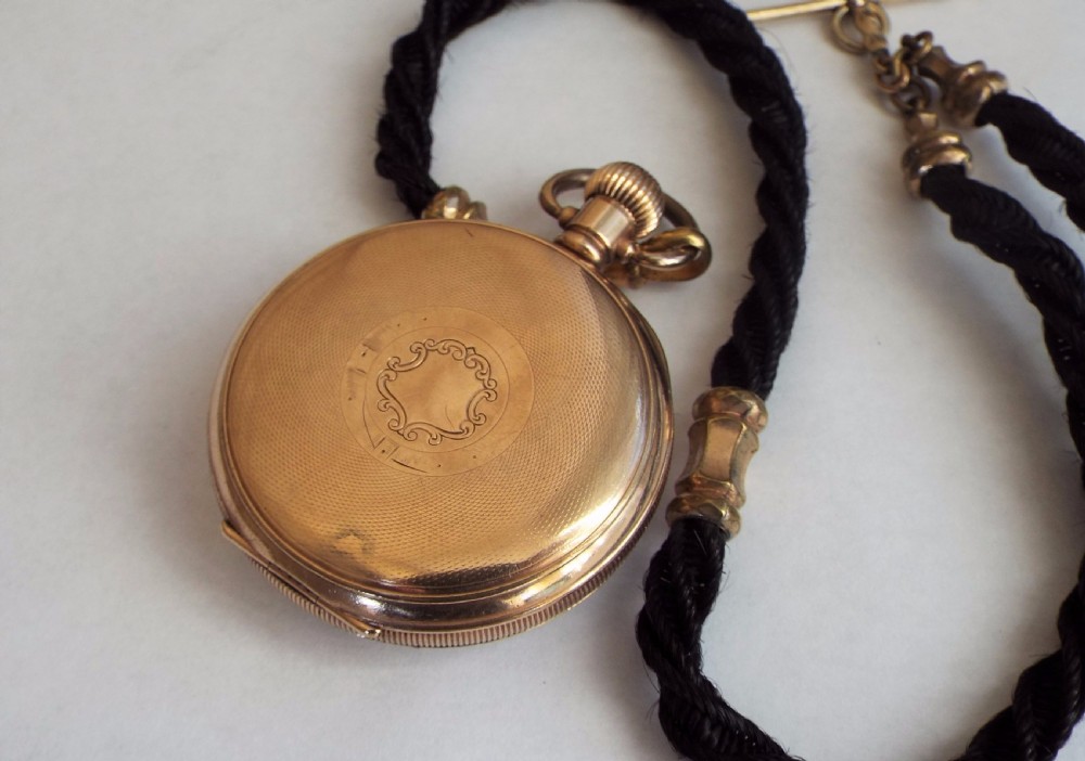 1930s Satisfaction watch and horse hair albert View III