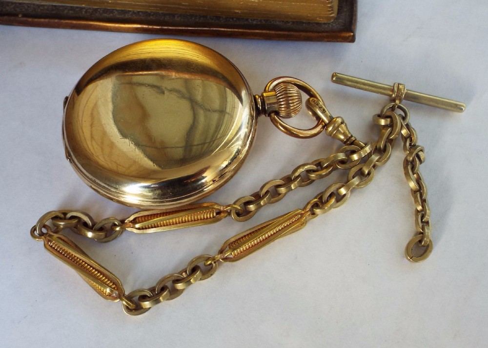 1920s Nirvana International pocket watch & chain View II