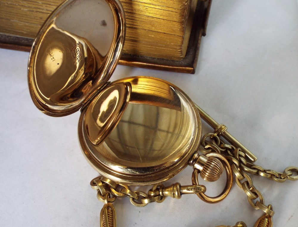 1920s Nirvana International pocket watch & chain View III