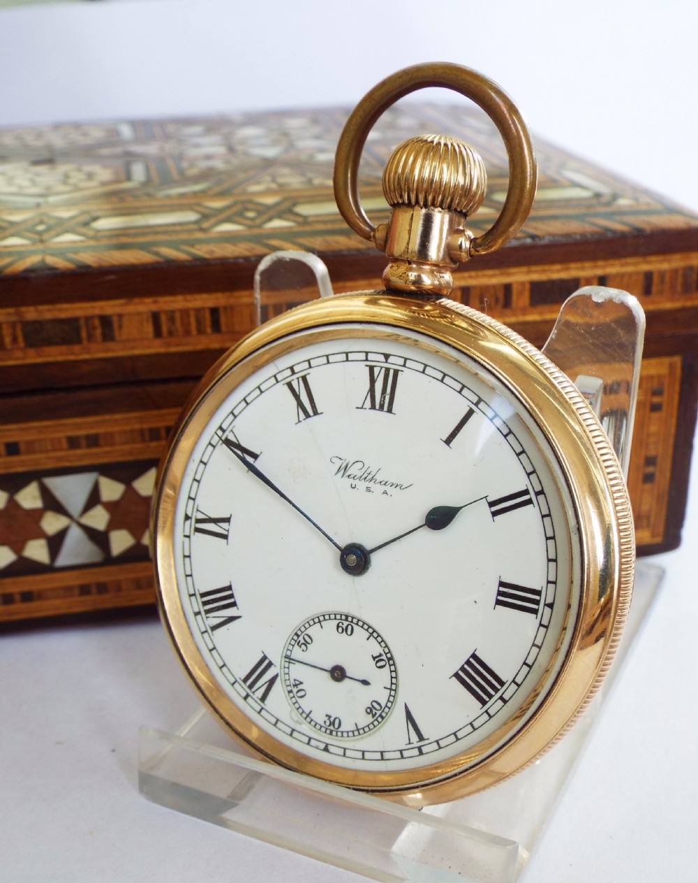 1921 Waltham gold plated pocket watch