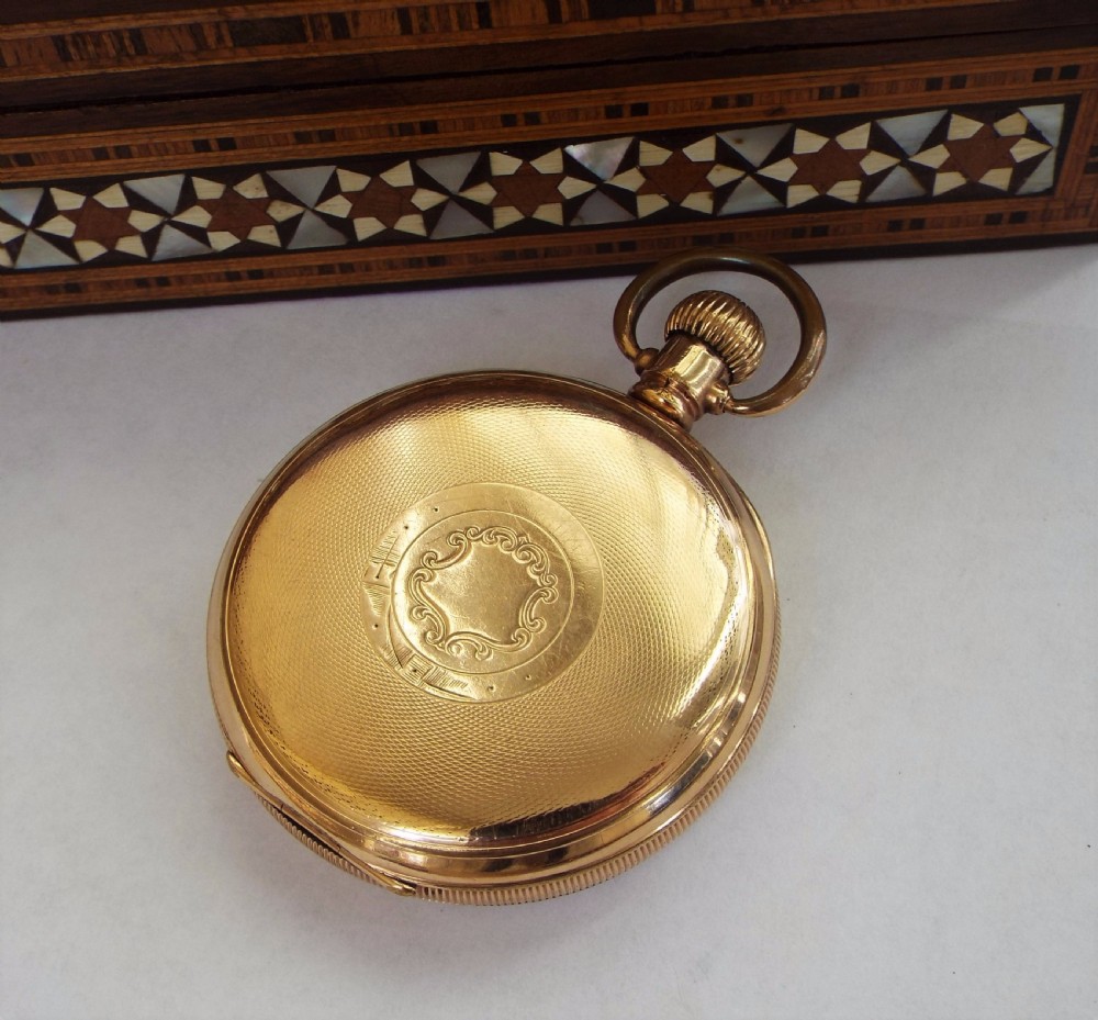 1921 Waltham gold plated pocket watch View V