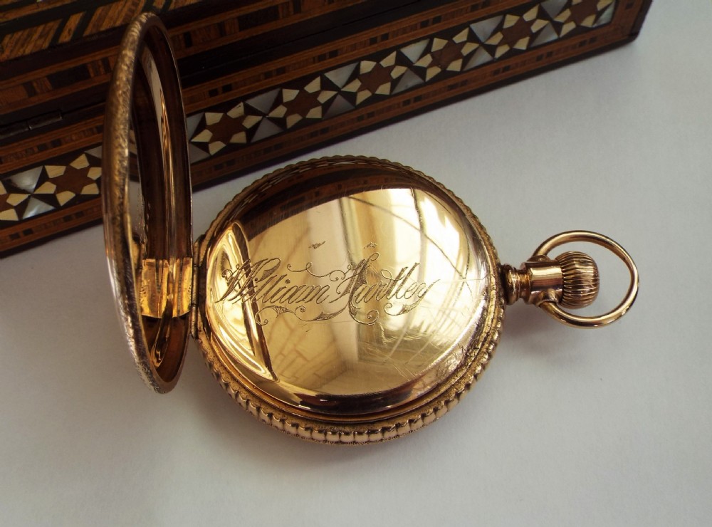 Antique Waltham pocket watch, 1897 View III