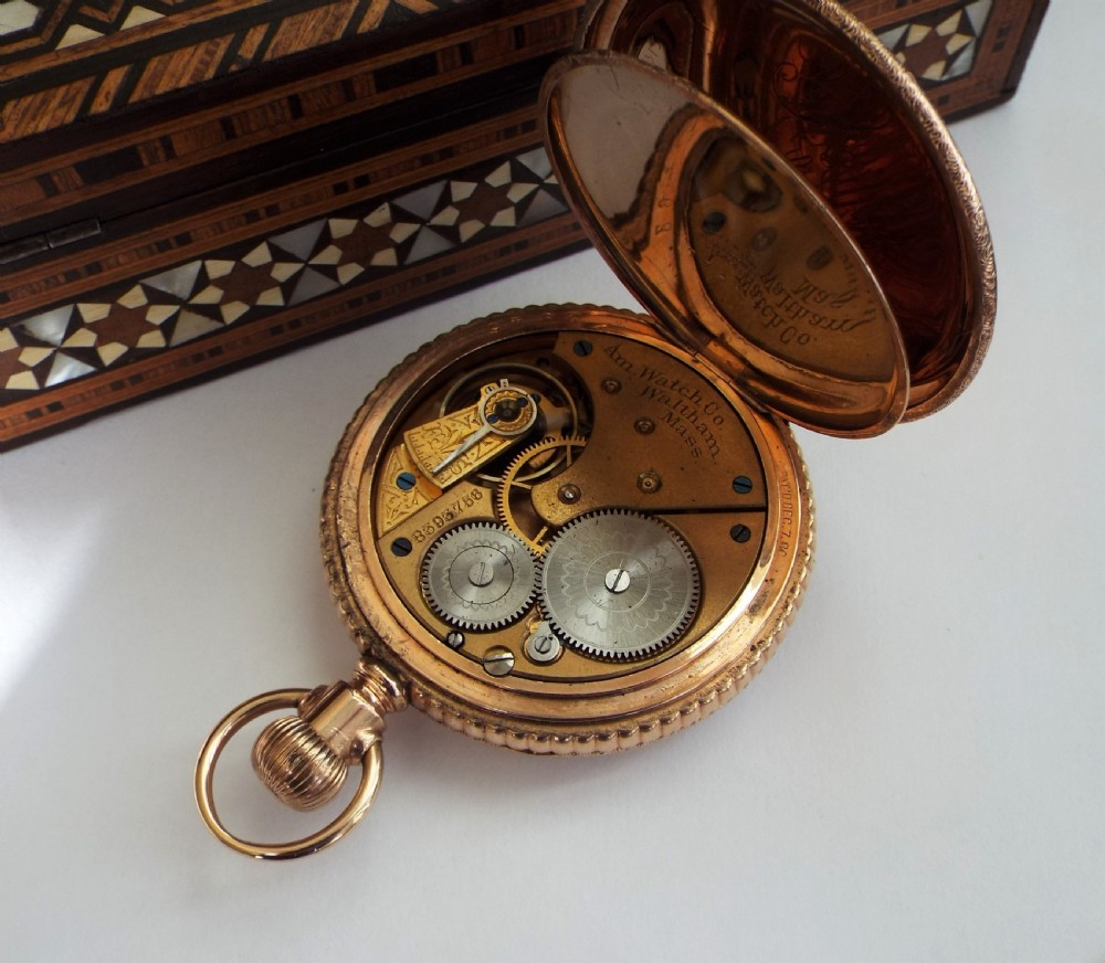 Antique Waltham pocket watch, 1897 View IV