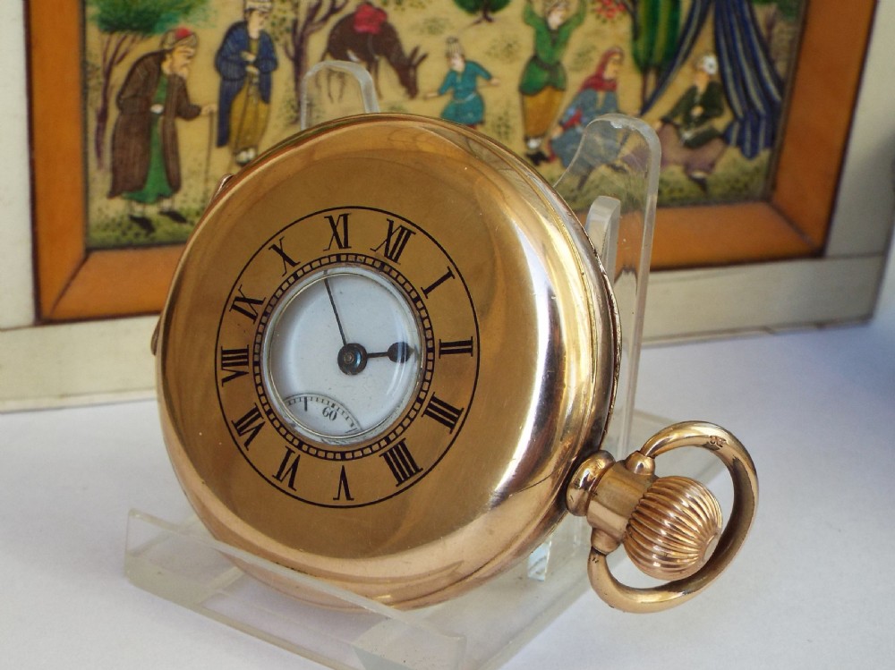 Waltham Marquis half hunter pocket watch, 1916