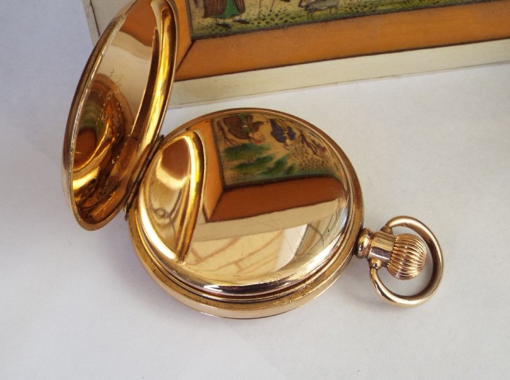 Waltham Marquis half hunter pocket watch, 1916 View IV