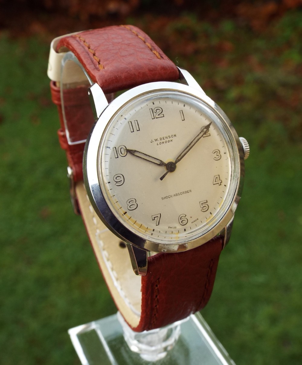 Gents 1960 Cyma wrist watch made for J W Benson View II