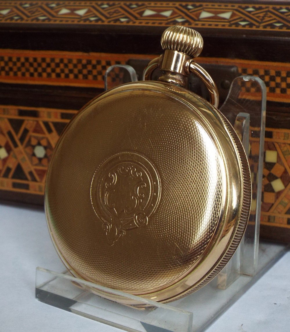 1910s gold filled pocket watch