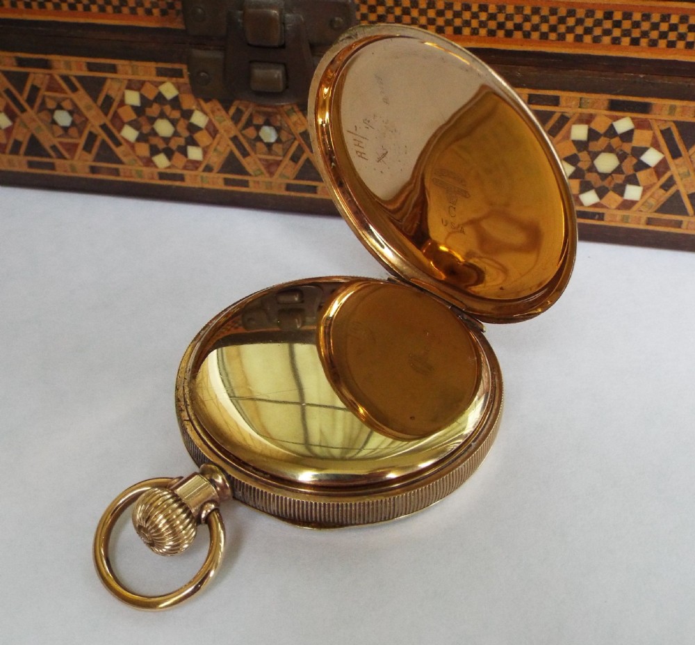 1910s gold filled pocket watch View III