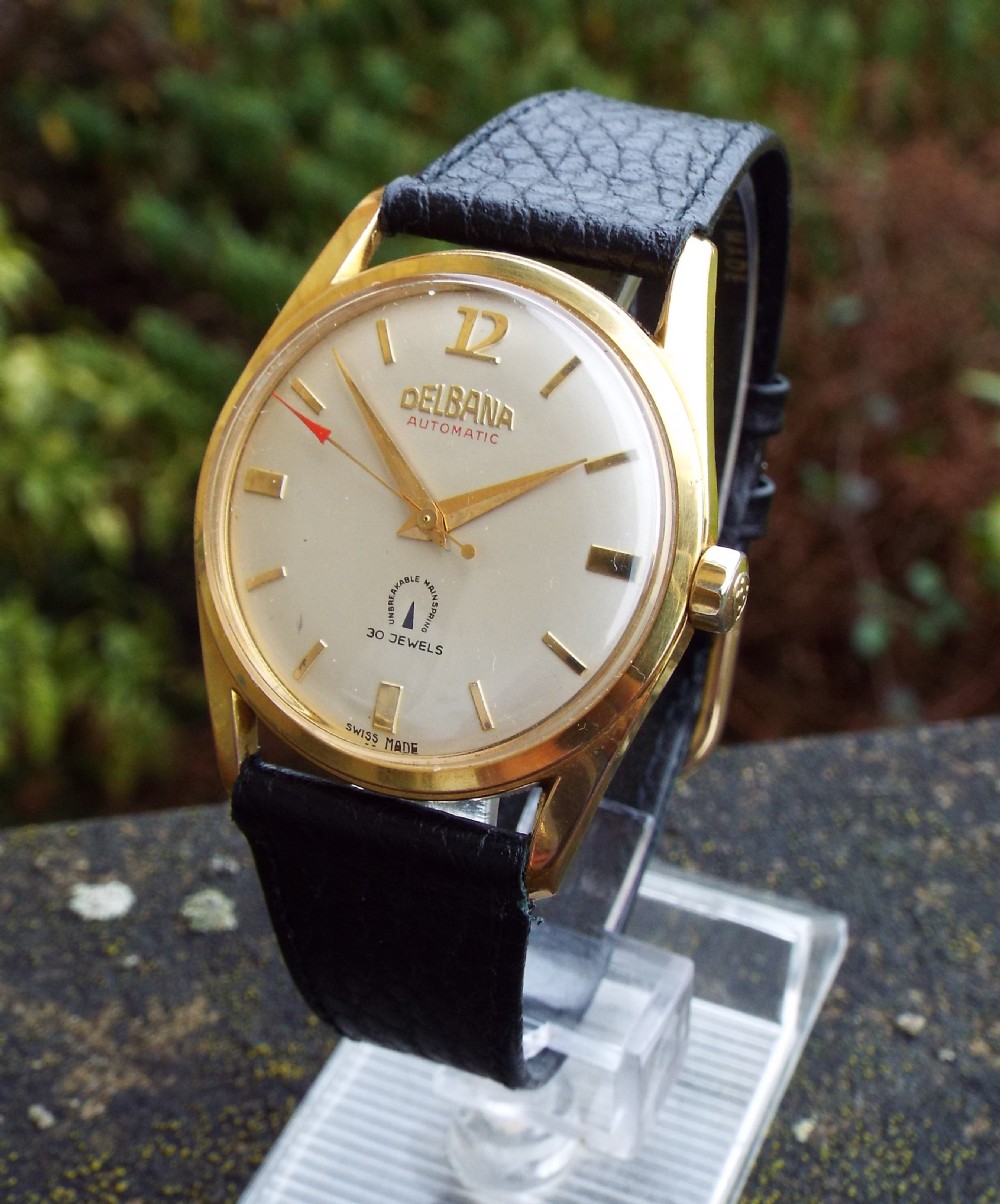 Gents 1950s Delbana wrist watch