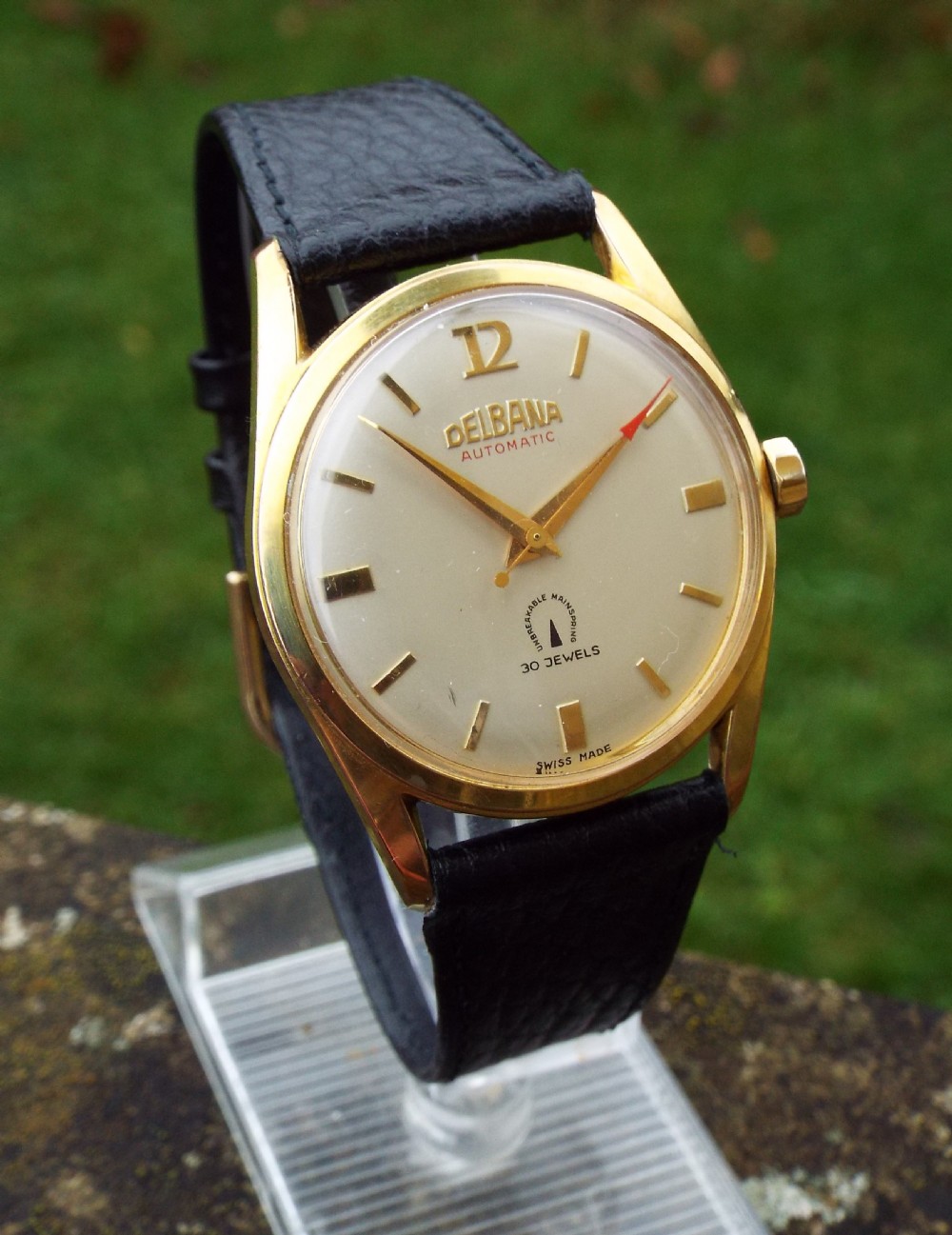 Gents 1950s Delbana wrist watch View II