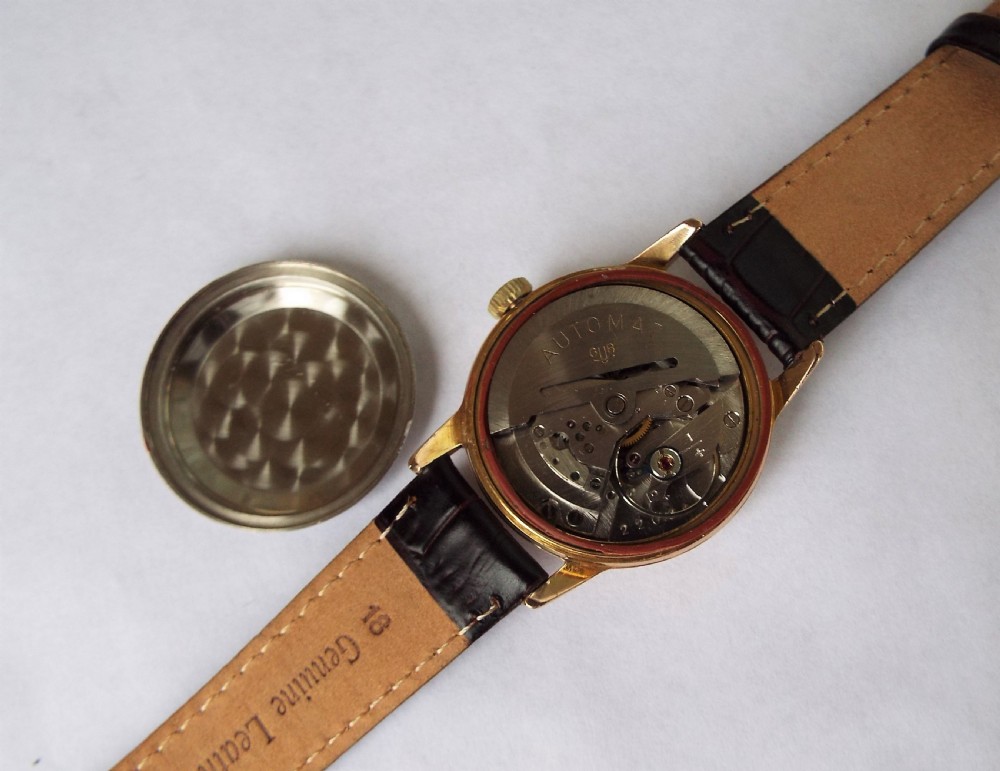 Gents 1950s Glashütte automatic wrist watch View IV
