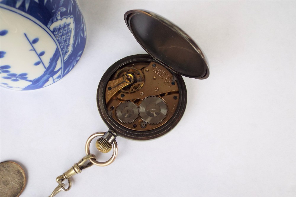 1906 Waltham pocket watch for Selfridge of London View III
