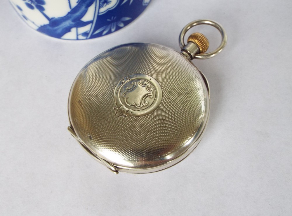 Silver Prestex Lever pocket watch by Prestons Ltd View IV