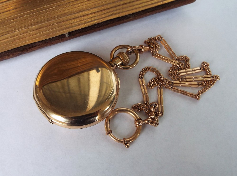 1915 Waltham Marquis pocket watch and albert View II
