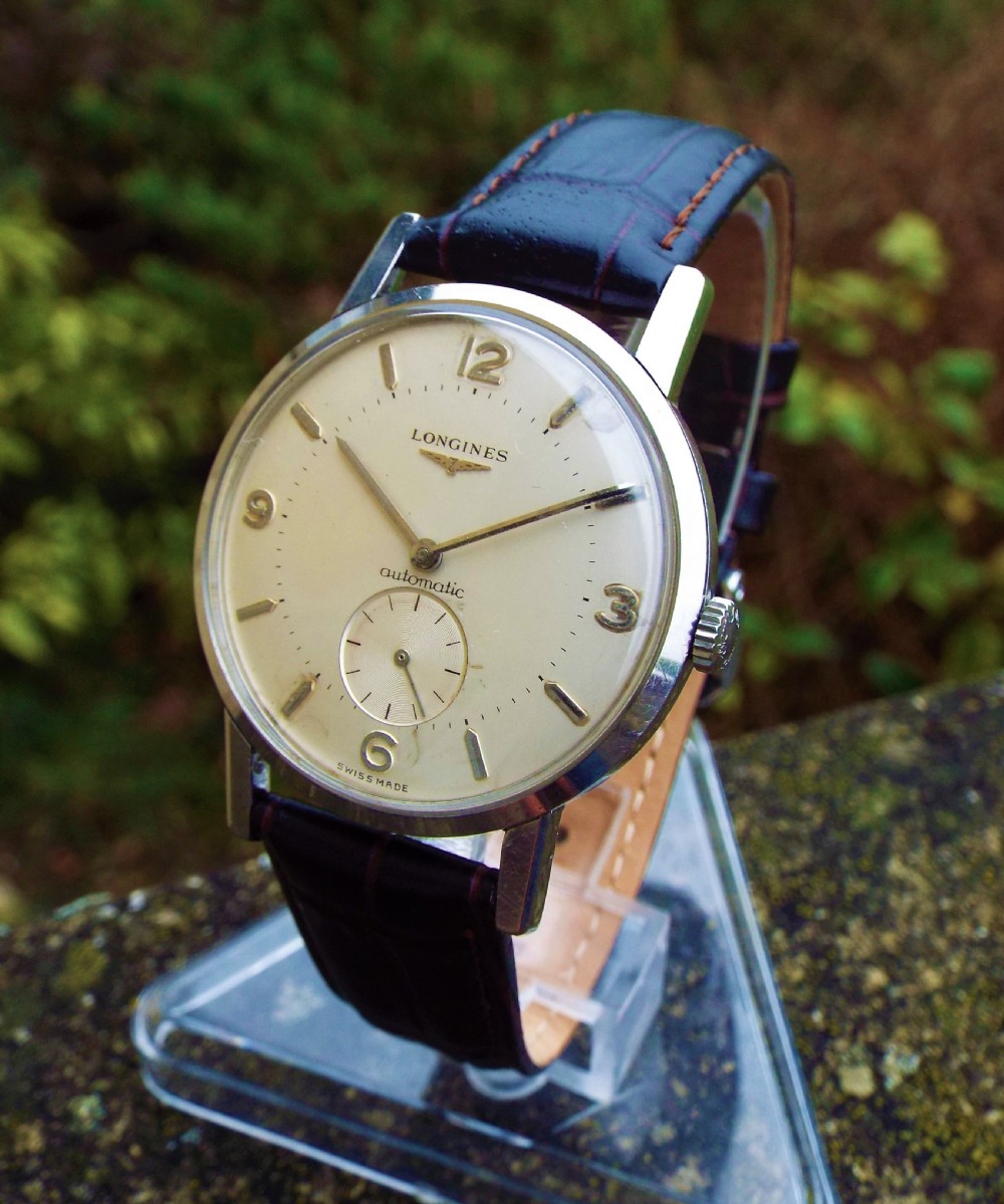 Gents Longines automatic wrist watch, 1953