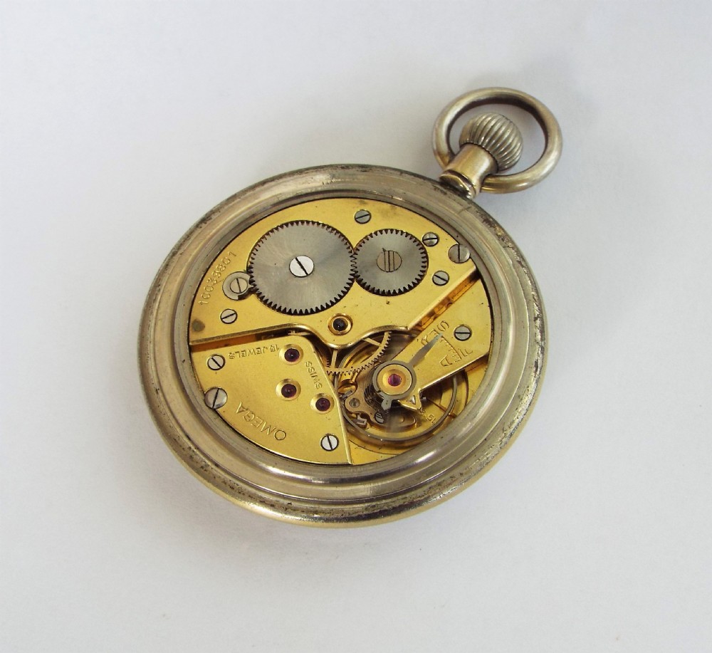 1940s Omega military pocket watch View II