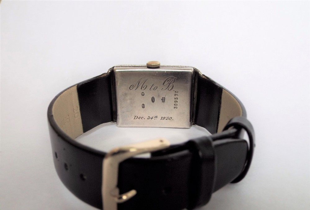 Gents silver Eros wrist watch by Phénix Watch Co View V