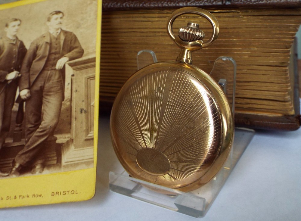 1930s full hunter chronometer pocket watch View II