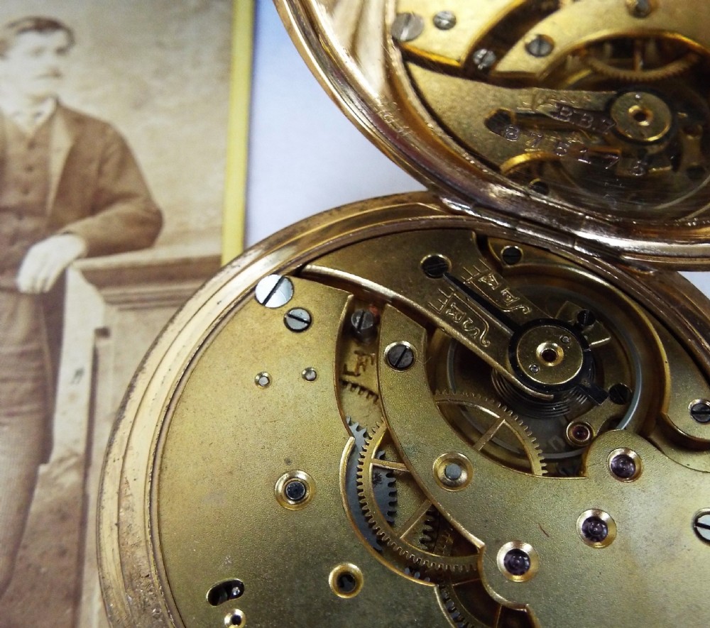 1930s full hunter chronometer pocket watch View IV