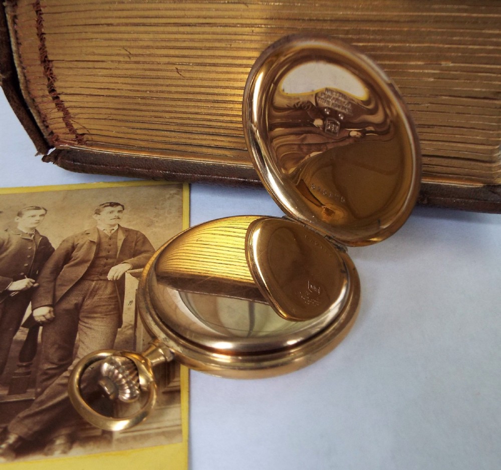 1930s full hunter chronometer pocket watch View V