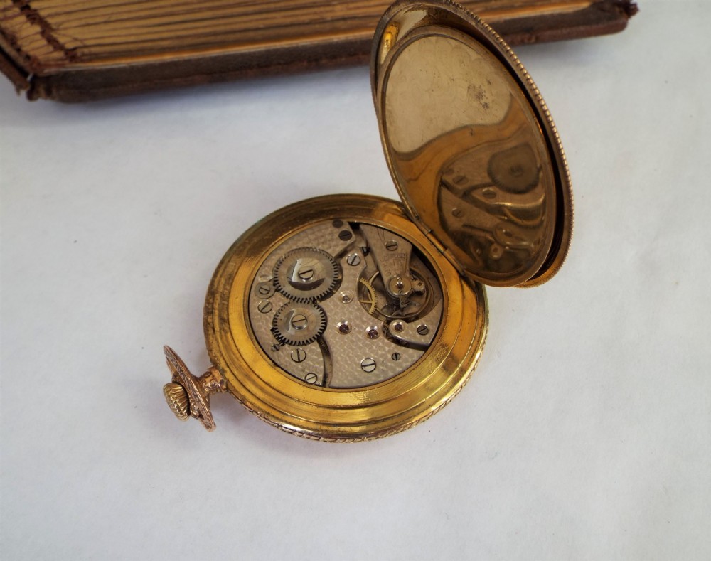 1930s Art Deco full hunter pocket watch View II