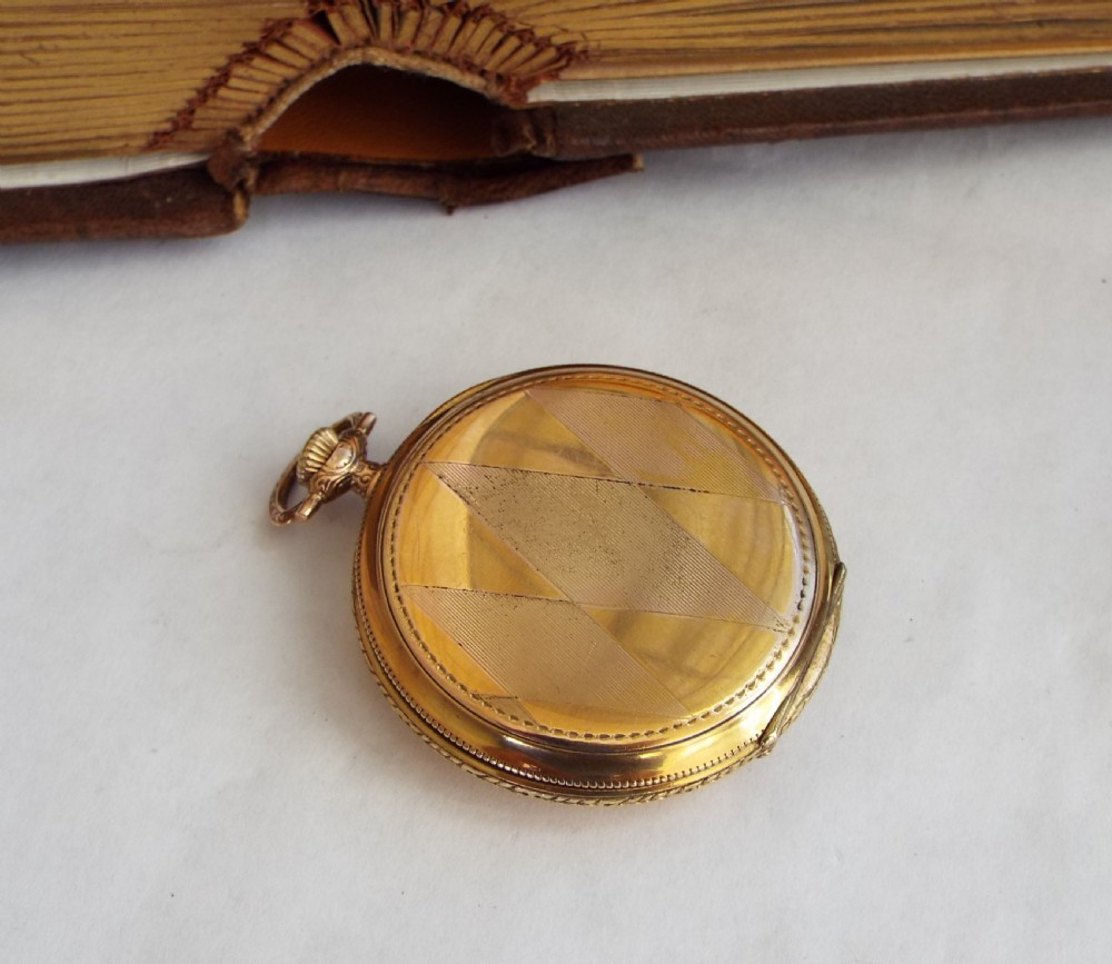 1930s Art Deco full hunter pocket watch View IV