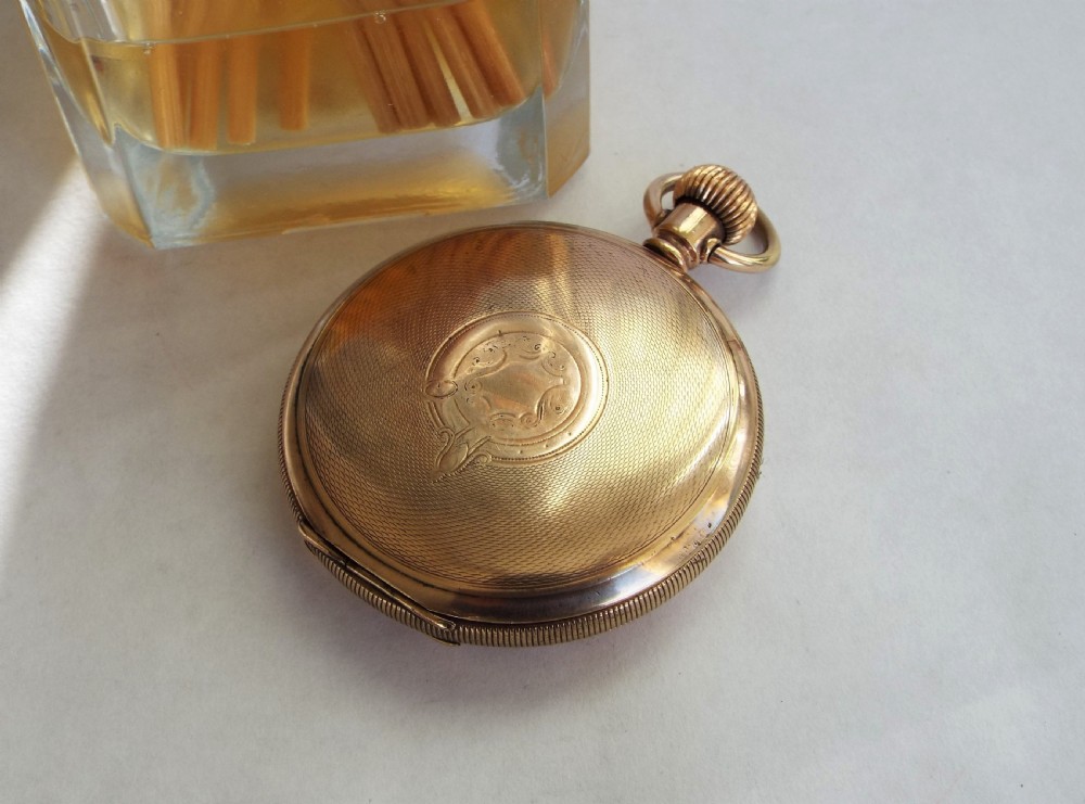 1930 Elgin full hunter pocket watch View III