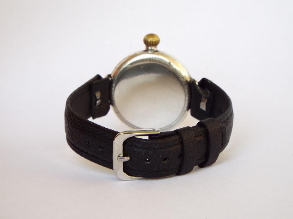 Gents WW1 silver Electa trench watch, 1914 View IV