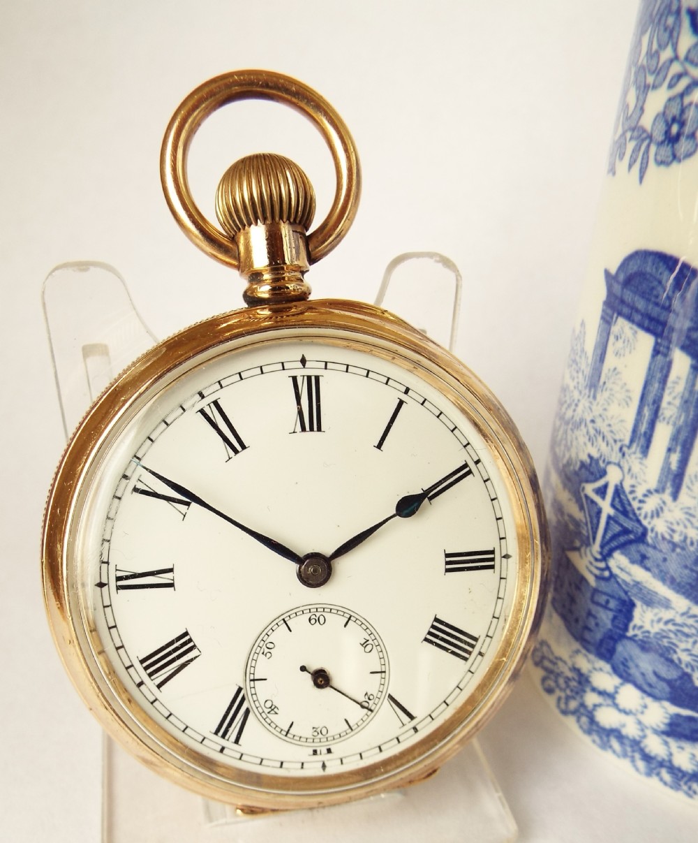 A vintage 1920s Cyma 10ct gold filled pocket watch.