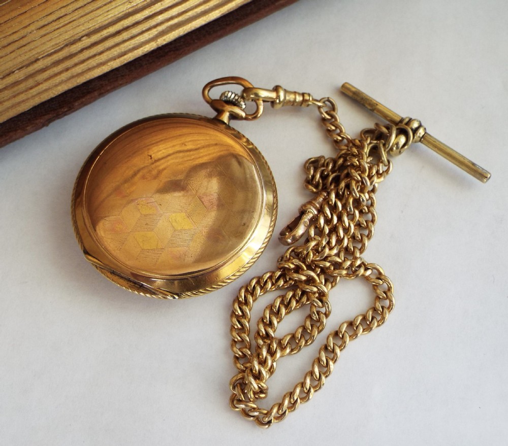 1930s pocket watch and double chain View IV