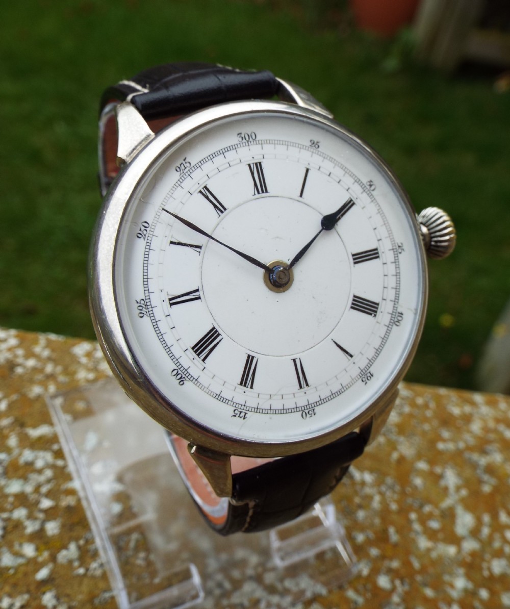 Gents large Omega wrist watch, circa 1930 View III