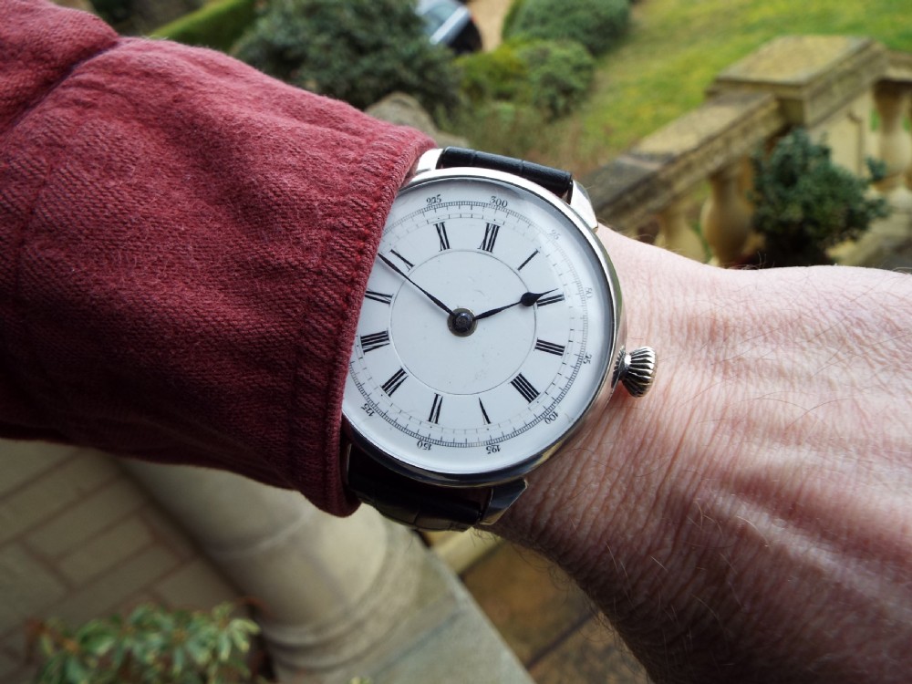 Gents large Omega wrist watch, circa 1930 View IV