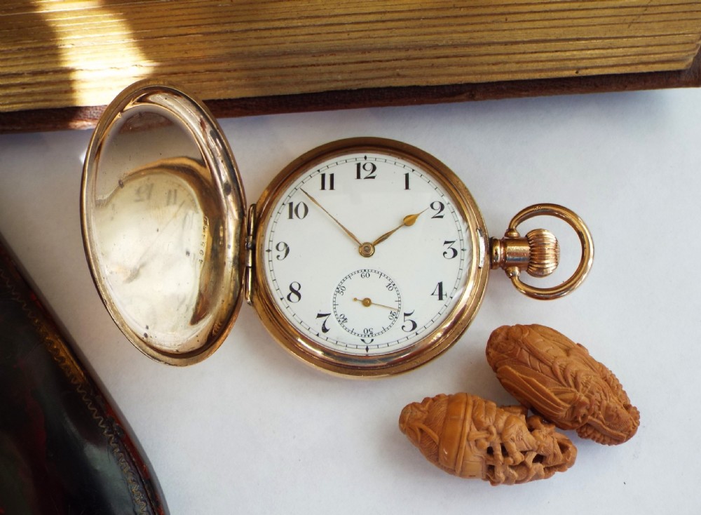 1930s full hunter pocket watch View II