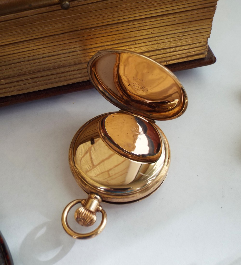 1930s full hunter pocket watch View IV