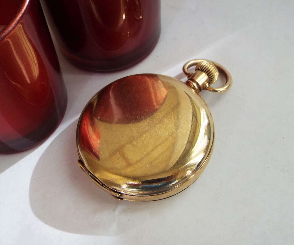 1913 Waltham Traveler full hunter pocket watch View III