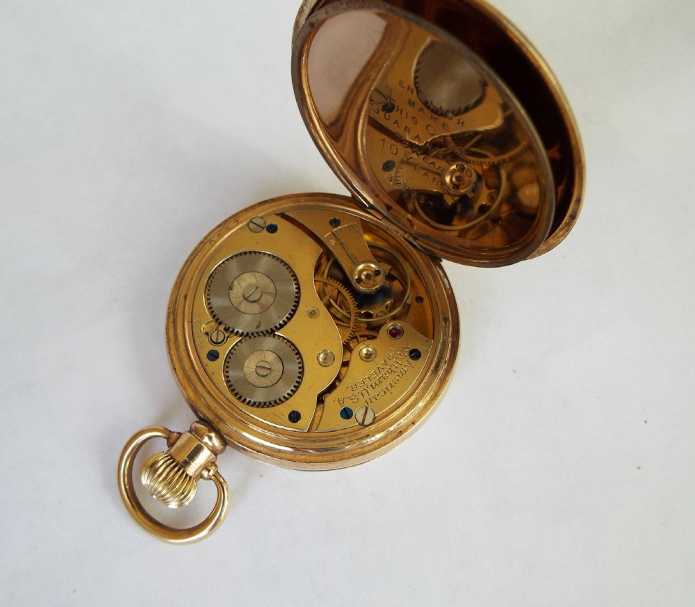 1913 Waltham Traveler full hunter pocket watch View V