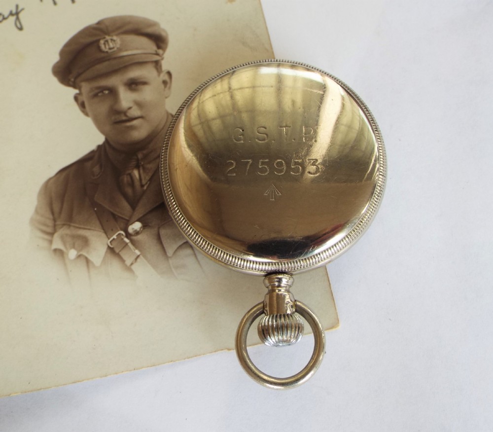 WW2 Waltham military pocket watch, 1942 View III