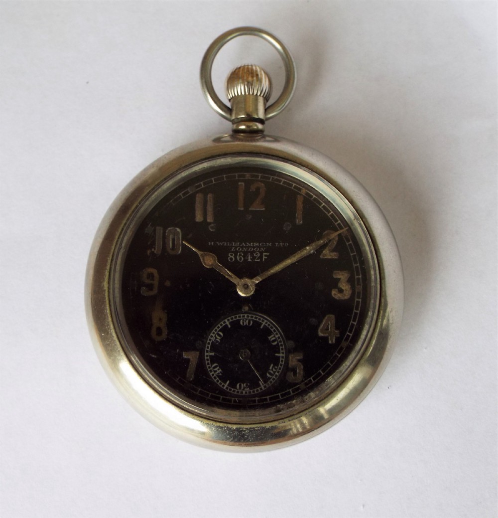 WW1 H Williamson Ltd pocket watch View II