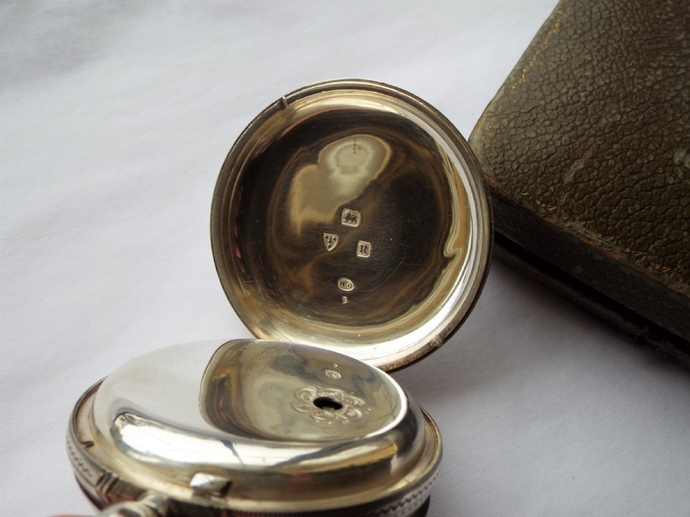 Silver fusee pocket watch, 1900 View VI