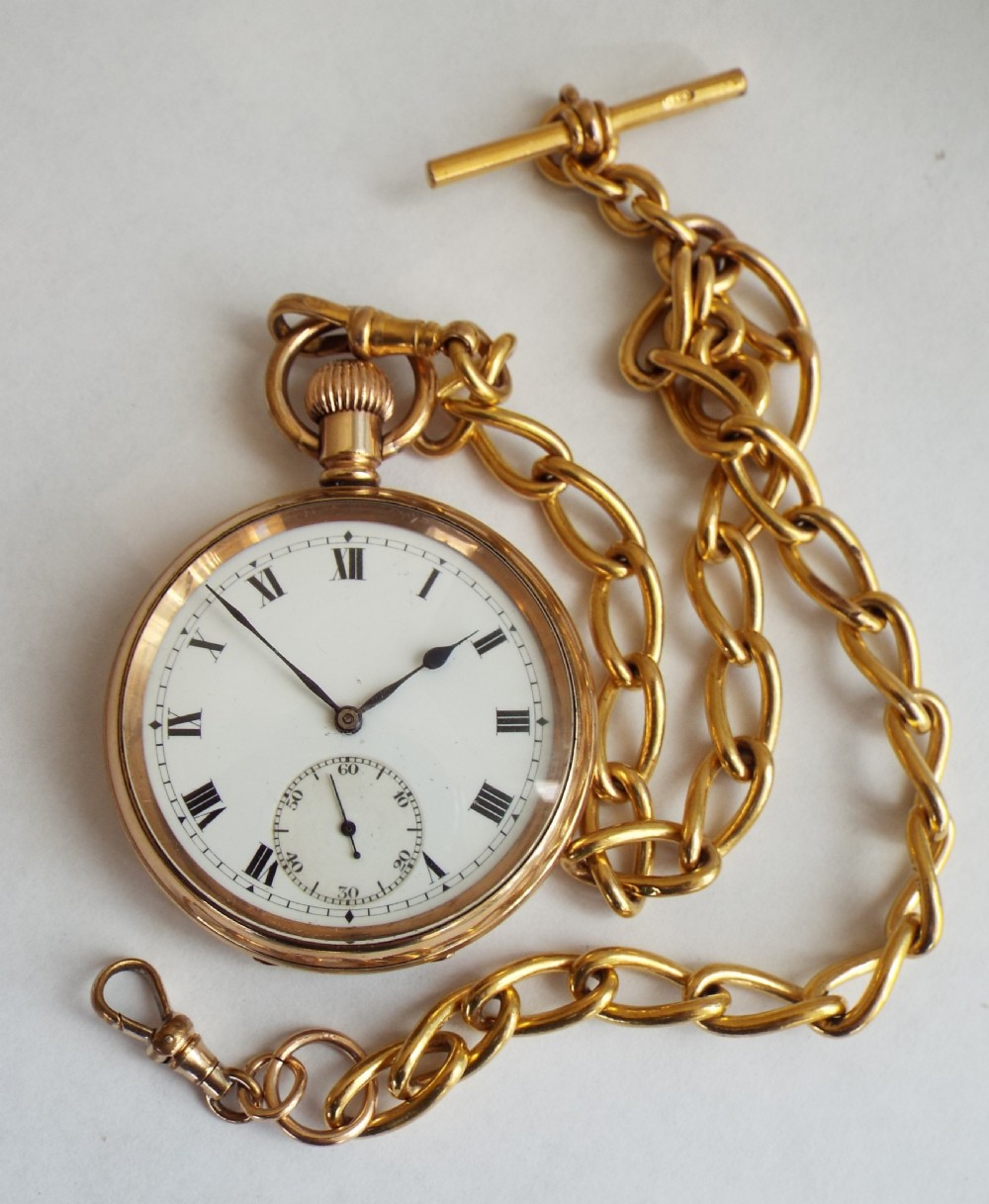 1920s Selezi pocket watch from Dimier Frères & Cie with albert View II