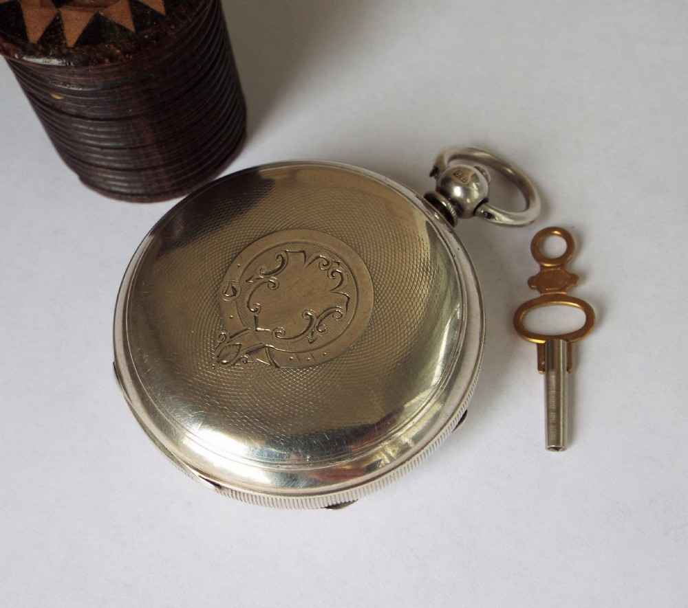 Silver pocket watch, Berry, West Hartlepool, 1894 View III