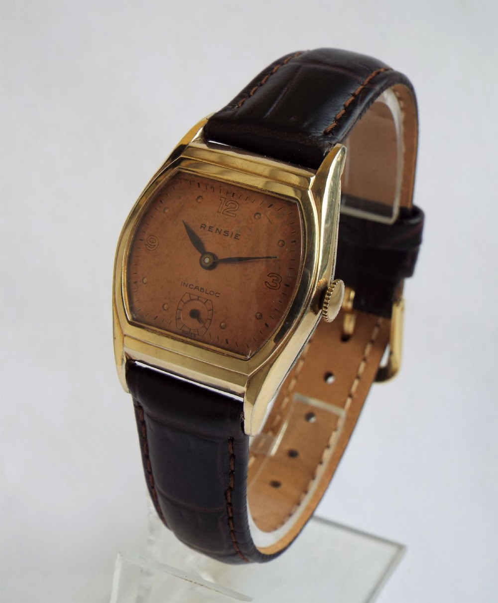 Mid-size 1950s Art Deco Rensie wrist watch View II