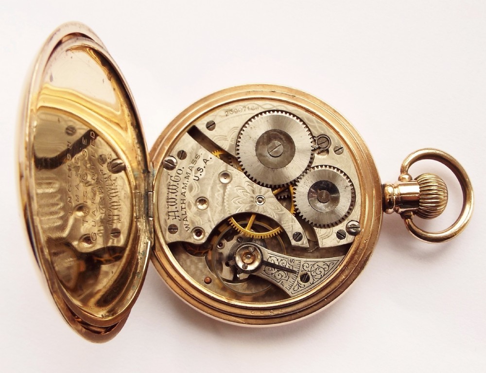 A 1920s Waltham full hunter pocket watch. View IV