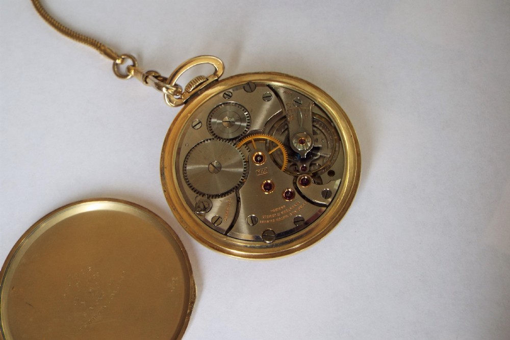 1940s Longines pocket watch and albert View III