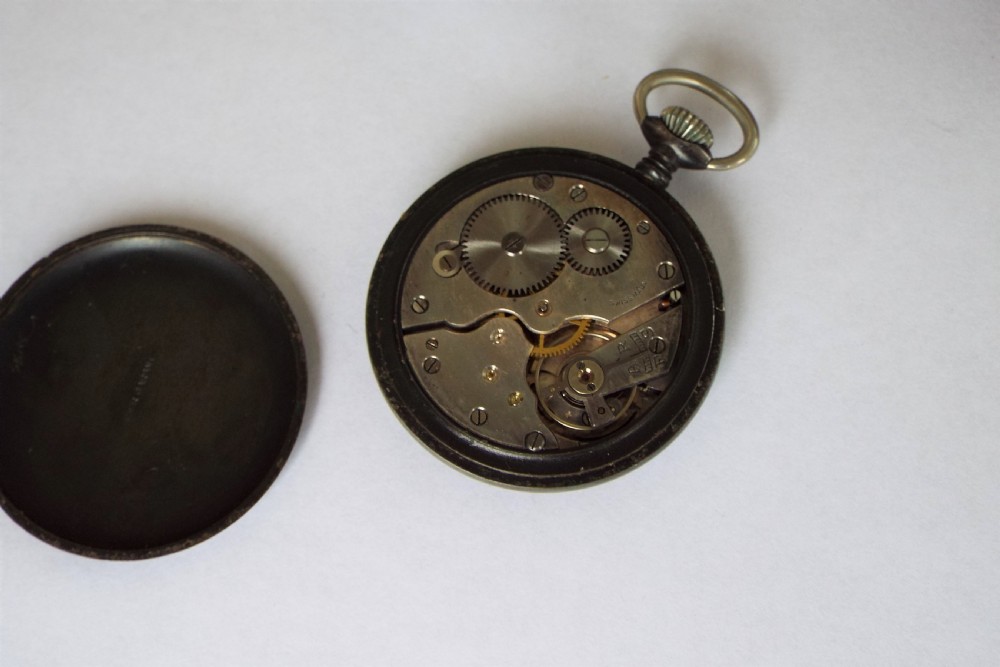 Gun metal 'Magno' pocket watch, Herbert Wolf View III