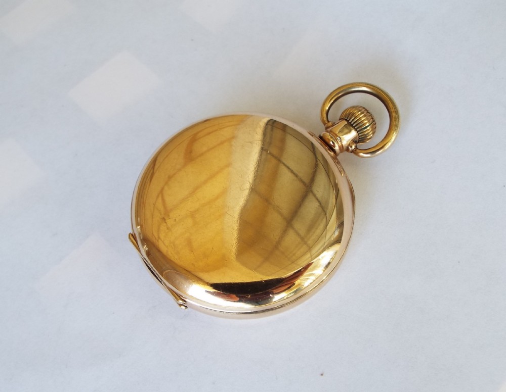 Waltham half hunter pocket watch, 1928 View V