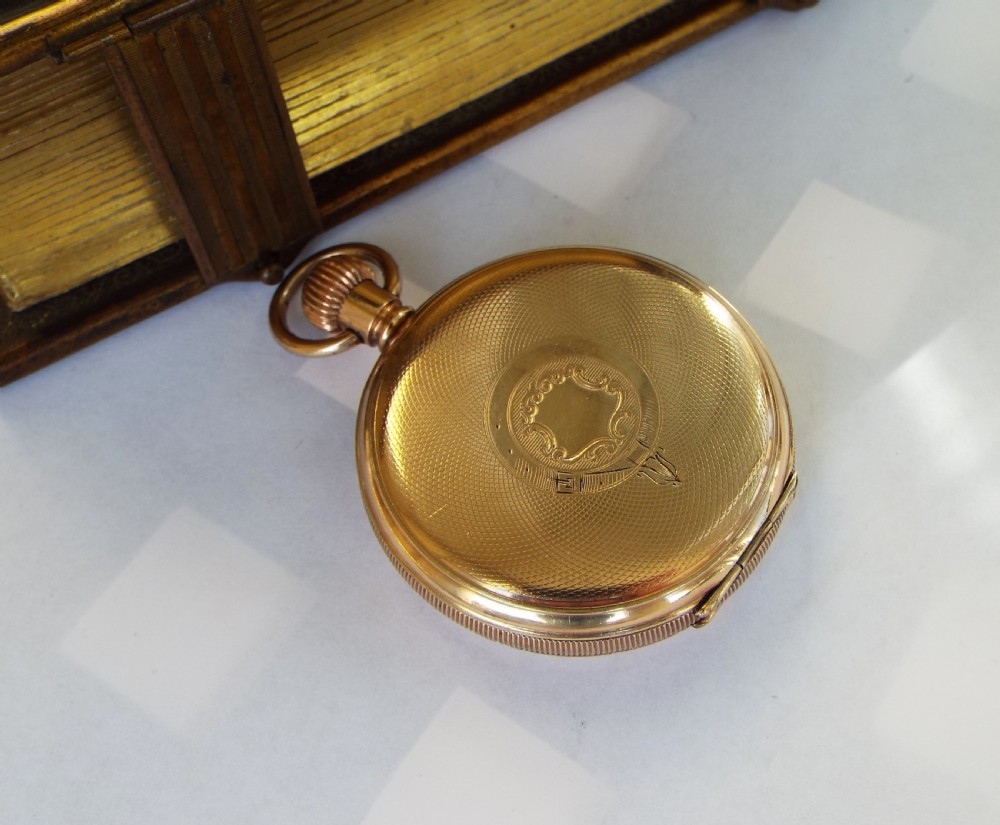 1920s Thomas Russell full hunter pocket watch View VI