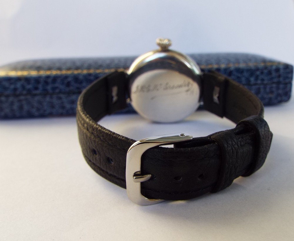 Gents silver Omega wrist watch, circa 1920 View V